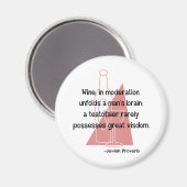 Aimant Proverbe juif (Recto/Verso)