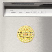 Aimant proverbe yiddish (In Situ (Lave-vaisselle))