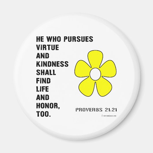 Aimant Proverbes 22:21 Vertu (Devant)
