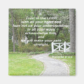 Aimant Proverbes 3 : 5-6 (Devant)