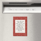 Aimant Proverbes 3:5-6 KJV Bible Verbe Image (In Situ (Lave-vaisselle))