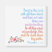 Aimant Proverbes Bible Verse (Devant)