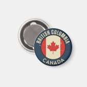 Aimant Province de la Colombie-Britannique Canada (Recto/Verso)