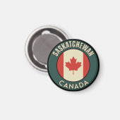Aimant Province de la Saskatchewan Canada (Recto/Verso)