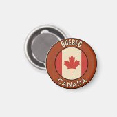 Aimant Province de Québec Canada (Recto/Verso)