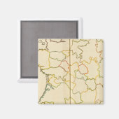 Aimant Provinces, France Plan (Recto/Verso)