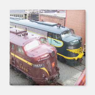 Aimant PRR E8A 5809 et ERIE E8A 833 @ Steamtown