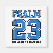 Aimant Psalm 23 The Lord Is My Shepherd Funny Christian T (Devant)