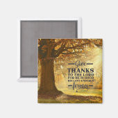 Aimant Psaume 107:1 Remercie l'Éternel de son bien (Recto/Verso)