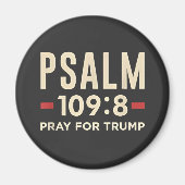 Aimant Psaume 109:8 Priez pour l'inauguration de la relig (Devant)