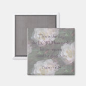 Aimant Psaume 118:24 ~ Rejoice (Recto/Verso)