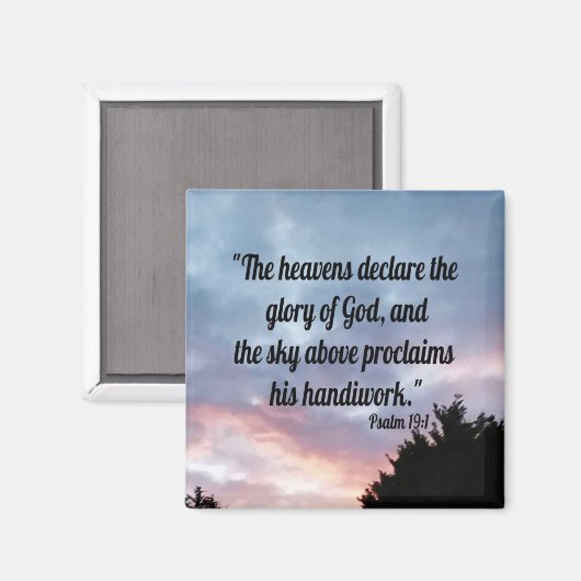 Aimant Psaume 19:1 (Recto/Verso)