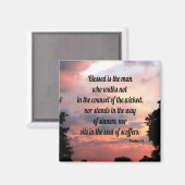 Aimant Psaume 1:1 (Recto/Verso)