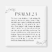 Aimant Psaume 23 Le Seigneur est mon berger (Devant)