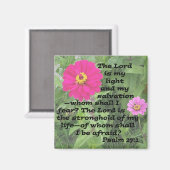 Aimant Psaume 27:1 (Recto/Verso)