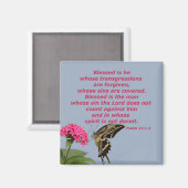 Aimant Psaume 32:1-2 (Recto/Verso)