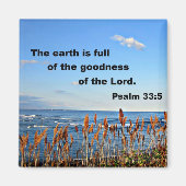 Aimant Psaume 33:5 (Devant)