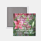 Aimant Psaume 37:4-5 (Recto/Verso)