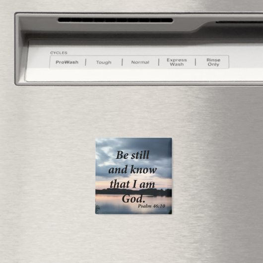 Aimant Psaume 46:10 (In Situ (Lave-vaisselle))