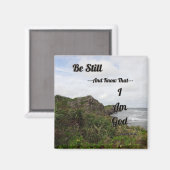 Aimant Psaume 46:10 Je Suis Dieu Psaume Bible Verse (Recto/Verso)