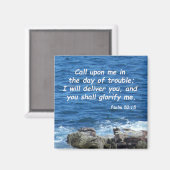 Aimant Psaume 50:15 (Recto/Verso)