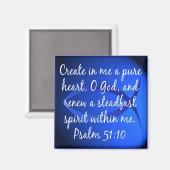 Aimant Psaume 51:10 (Recto/Verso)