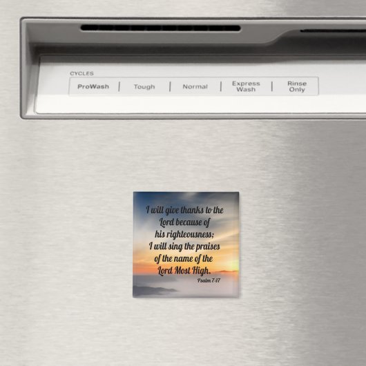 Aimant Psaume 7:17 (In Situ (Lave-vaisselle))