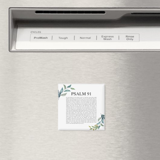 Aimant Psaume 91 NKJV (In Situ (Lave-vaisselle))