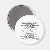 Aimant Psaumes 23 (Recto/Verso)