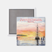 Aimant 'Psaumes & Aquarelles' (Recto/Verso)