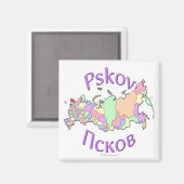Aimant Pskov Russie (Recto/Verso)