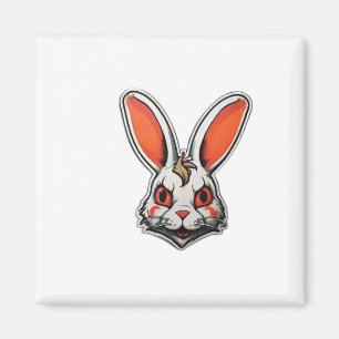 Aimant Psychedelic Bunny psycho classique