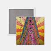 Aimant Psychedelic NYC - Top of the Flatiron Building A2 (Recto/Verso)