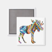 Aimant Psychedlic-Moose (Recto/Verso)