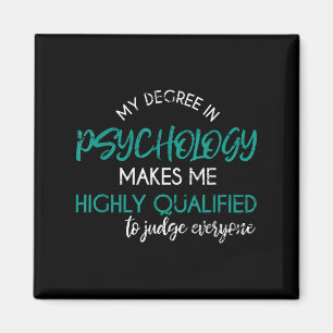 Aimant Psychologie Degré Funny Sarcastique Psychologue Ps