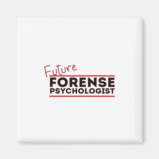 Aimant Psychologue Forense Future (Devant)