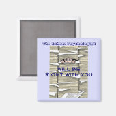 Aimant Psychologue Scolaire Enterré Dans L'Aimant Papier (Recto/Verso)