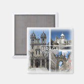 Aimant PT0031 Europe, Portugal, Braga, Frigo (Recto/Verso)