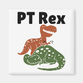 Aimant PT Rex Thérapeute physique (Devant)