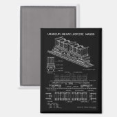 Aimant PTW Wagon de l'hexafluorure d'uranium "Plan" (Recto/Verso)