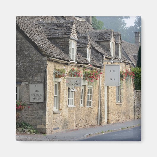 Aimant Pub village dans les Cotswolds (Devant)