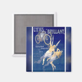 Aimant publicitaire à bicyclette (1900) (Recto/Verso)