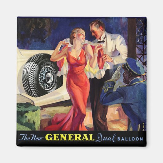 Aimant publicitaire automobile (Devant)