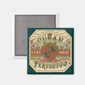 Aimant Publicité de cigares pour le Étiquette de tabac de (Recto/Verso)