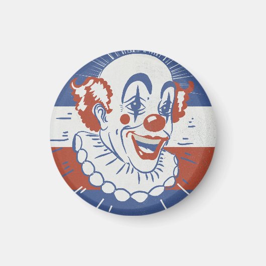 Aimant Publicité de cirque vintage (Devant)