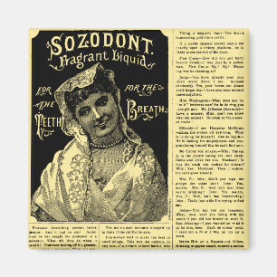 Aimant Publicité de journal en bon état de souffle