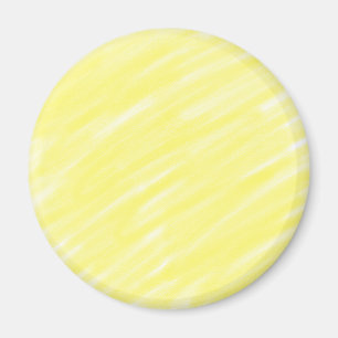 Aimant publicité jaune pastel personnalisée couleur unie