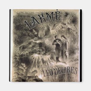 Aimant Publicité par affichage 'Lakme