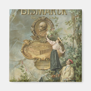 Aimant Publicité par affichage le Fahrrad Werke Bismarck