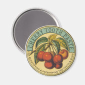 Aimant Publicité pour dentifrice de cerise vintage (Recto/Verso)